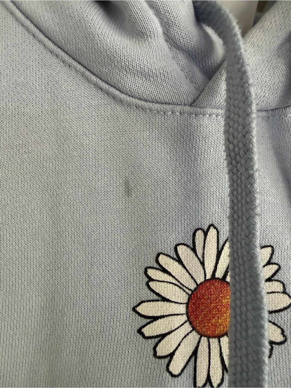 Nike women’s S Light Blue Daisy Print Hoodie - Picture 4 of 8